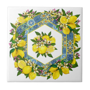Mediterranean Pattern Color 7  Ceramic Tile