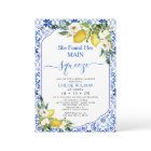 Mediterranean Positano Main Squeeze Bridal Shower 