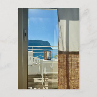 Mediterranean Room With a View Photo Postcard