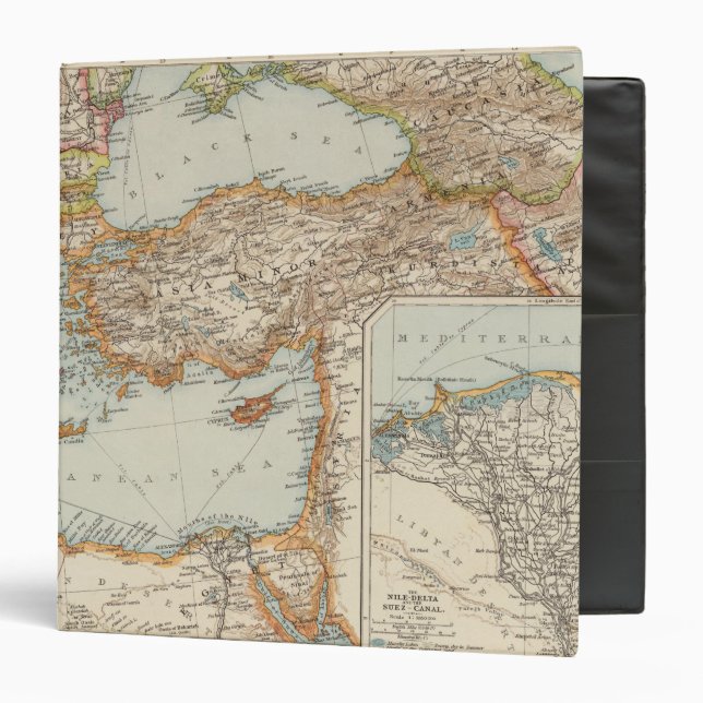 Mediterranean Sea E 3 Ring Binder (Front/Inside)