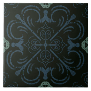 Mediterranean Sea Foam Blue - home decor accent Ceramic Tile