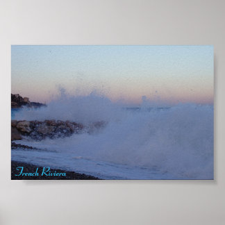 Mediterranean Sea, French Riviera Poster