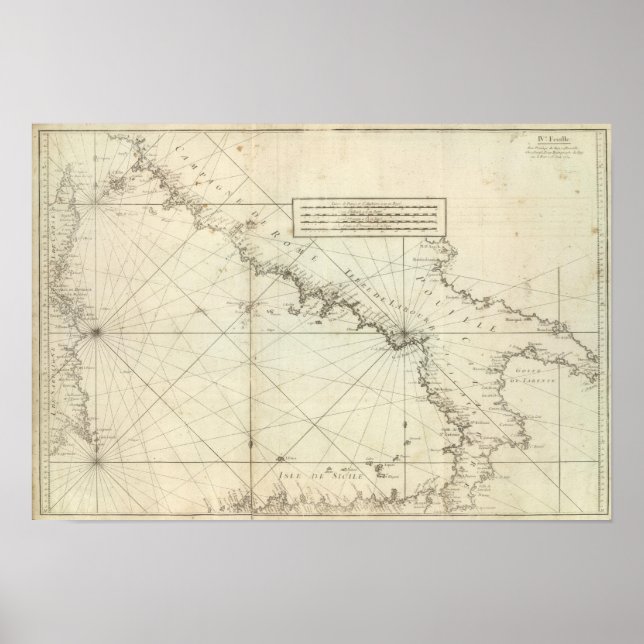 Mediterranean Sea Poster (Front)