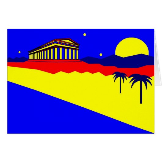 Mediterranean Seashore Cards (Front Horizontal)