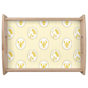 Mediterranean Seaside Lobster Amalfi Limoncello Serving Tray