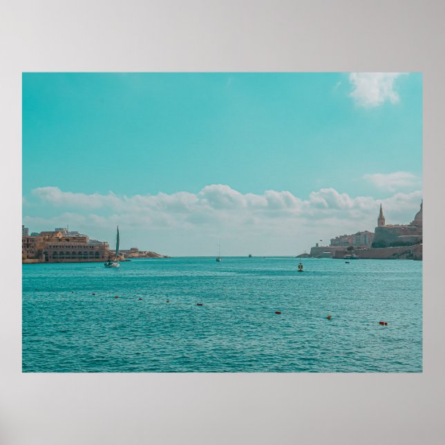 Mediterranean Serenity Poster (Front)