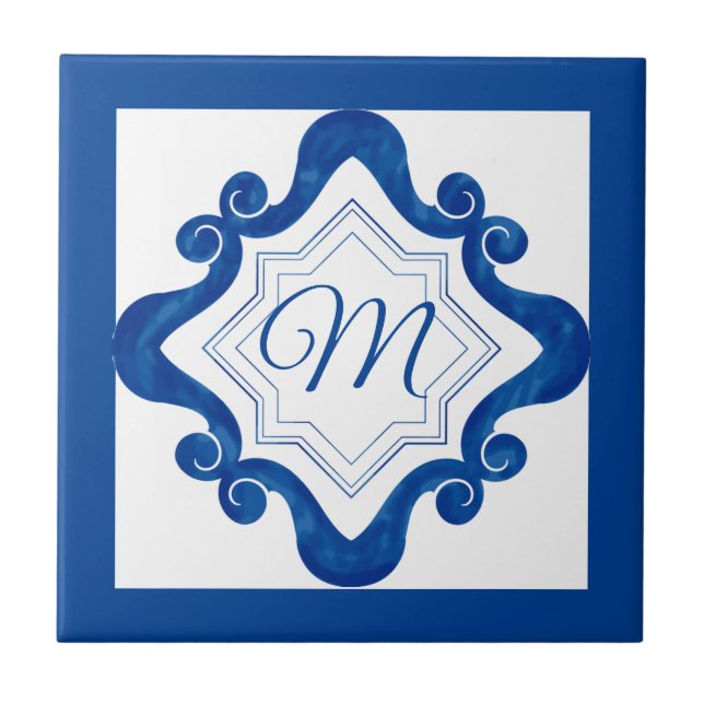 Mediterranean Style Ceramic Tile (Front)