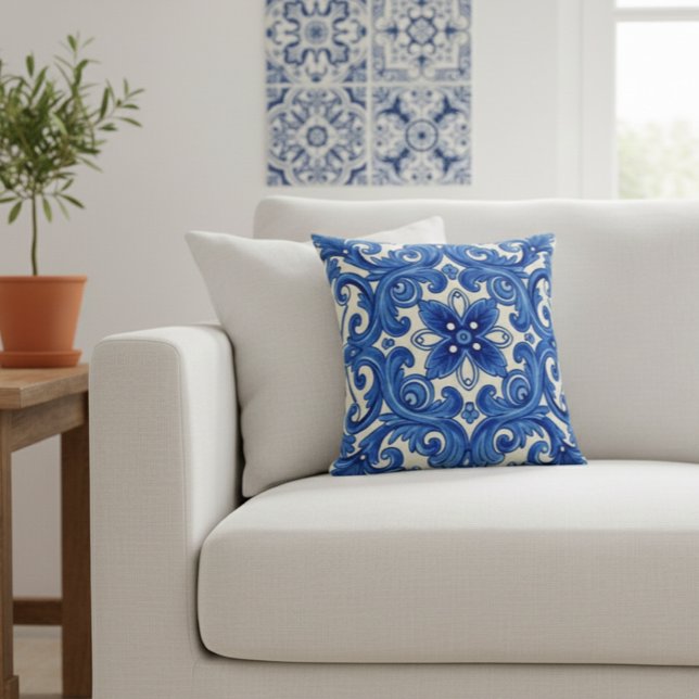 Mediterranean Style Cushion - Boho Home Decor (Creator Uploaded)