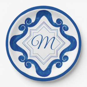 Mediterranean Style  Paper Plates