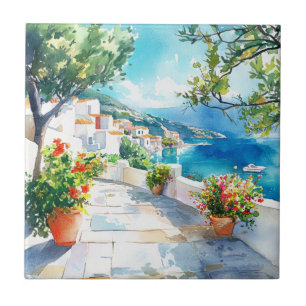 Mediterranean Summer Ceramic Tile