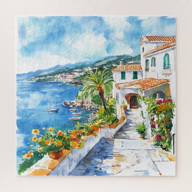 Mediterranean Summer Jigsaw Puzzle (Vertical)