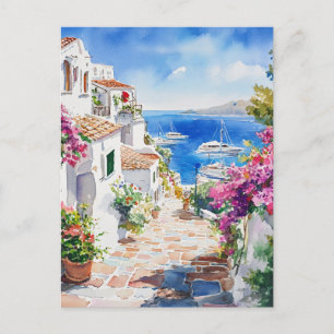 Mediterranean Summer Postcard