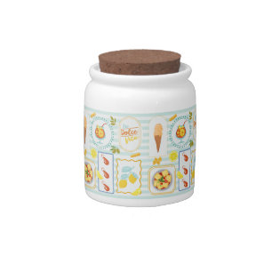 Mediterranean Summer Vibes Candy Jar