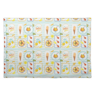Mediterranean Summer Vibes Cloth Placemat
