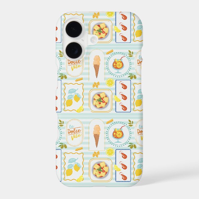 Mediterranean Summer Vibes iPhone Case (Back)