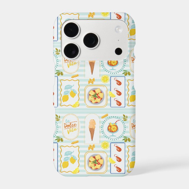 Mediterranean Summer Vibes iPhone Case (Back)
