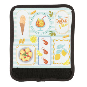 Mediterranean Summer Vibes Luggage Handle Wrap