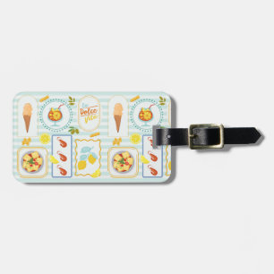 Mediterranean Summer Vibes Luggage Tag