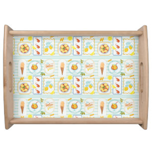 Mediterranean Summer Vibes Serving Tray