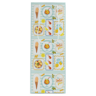 Mediterranean Summer Vibes Wine Gift Bag