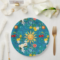 Mediterranean sun,fruits,summer,lemon art,