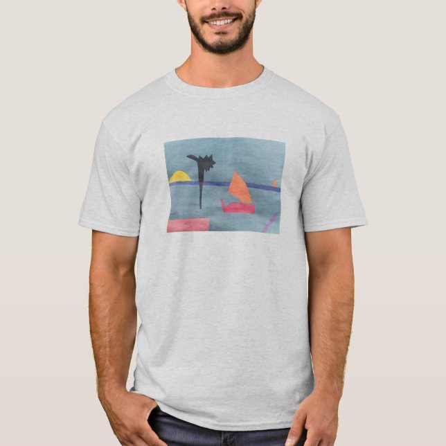 “Mediterranean Sunset” T-Shirt (Front)