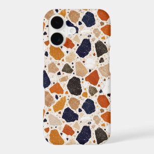 Mediterranean Terrazzo Abstract Design iPhone 17 Case