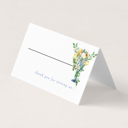  Mediterranean Thank you for Joining Us Place Card