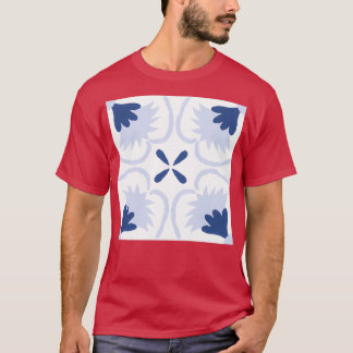 Mediterranean Tile Blue amp White Beautiful Sicili T-Shirt