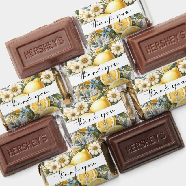 Mediterranean Tile flower Italian Positano Lemon Hershey's Miniatures (Assorted)