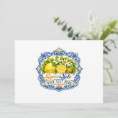 Mediterranean Tile Lemon – Watercolor Art with Nam (Standing Front)