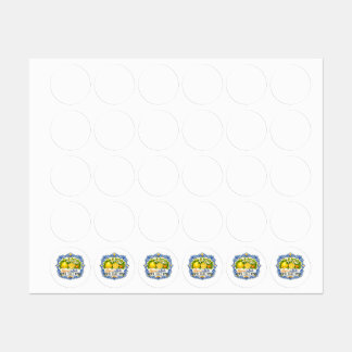 Mediterranean Tile Lemon – Watercolor Art with Nam Labels