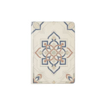 Mediterranean Tile Passport Holder