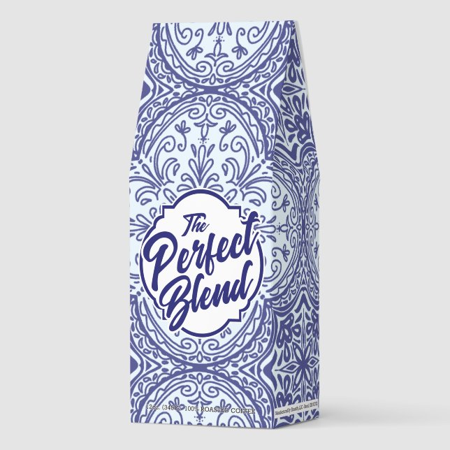 Mediterranean Tile Perfect Blend Roasted Coffee (Front)