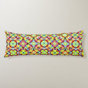 Mediterranean Tiles, Alcohol Ink Tiles, Majolica Body Pillow