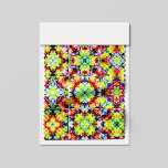 Mediterranean Tiles, Alcohol Ink Tiles, Majolica Fabric