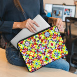 Mediterranean Tiles, Alcohol Ink Tiles, Majolica Laptop Sleeve<br><div class="desc">Elegant,  stylish and sophisticated pattern with Mediterranean tiles in alcohol ink colors. Modern and trendy gift,  perfect for the Majolica lover in your life.</div>