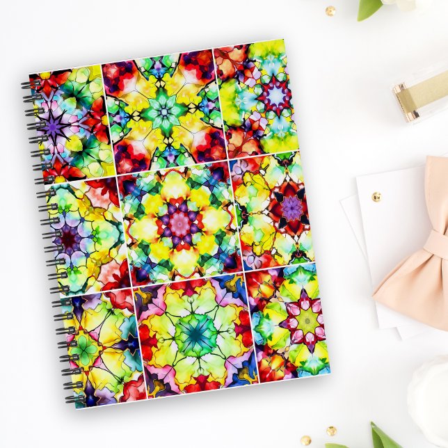 Mediterranean Tiles, Alcohol Ink Tiles, Majolica Planner (Creator Uploaded)