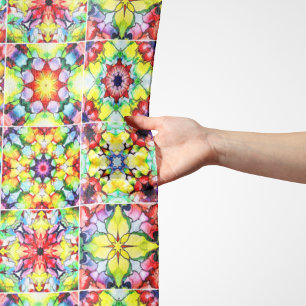 Mediterranean Tiles, Alcohol Ink Tiles, Majolica Scarf