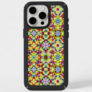Mediterranean Tiles, Alcohol Ink Tiles, Majolica iPhone 15 Pro Max Case
