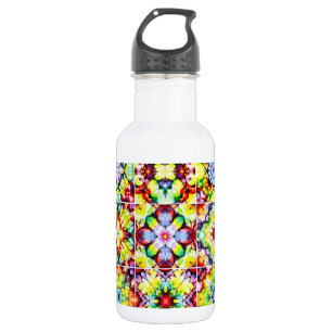 Mediterranean Tiles, Alcohol Ink Tiles, Majolica Stainless Steel Water Bottle