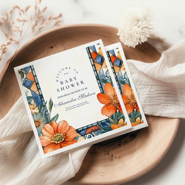 Mediterranean Tiles Amalfi Capri Napkins (Creator Uploaded)