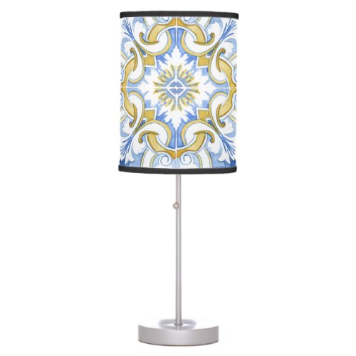 Mediterranean tiles majolicaSicilian style    Table Lamp