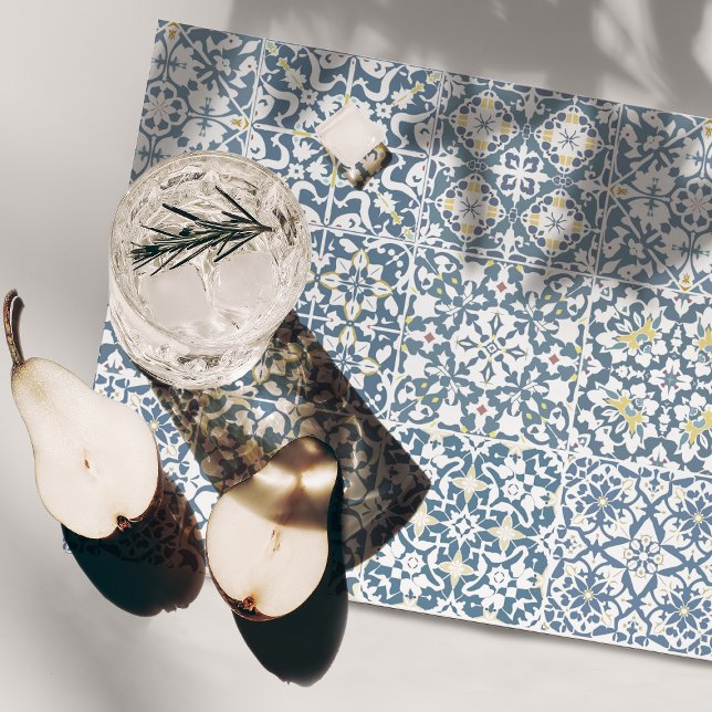 Mediterranean Tiles, Moroccan, Majolica, Azulejo Placemat (Creator Uploaded)