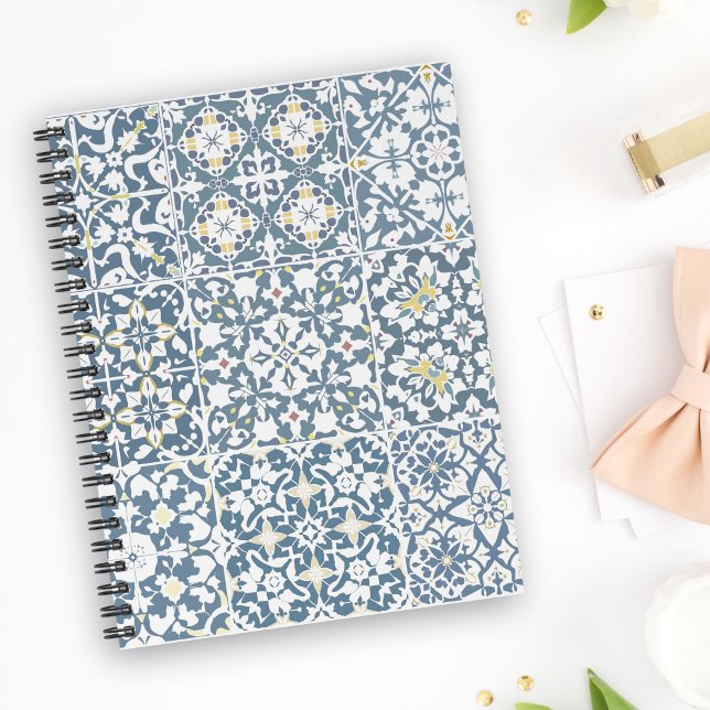 Mediterranean Tiles, Moroccan, Majolica, Azulejo Planner (Creator Uploaded)