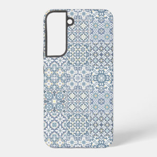 Mediterranean Tiles, Moroccan, Majolica, Azulejo Samsung Galaxy S22+ Case