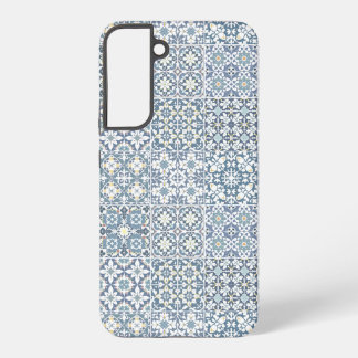 Mediterranean Tiles, Moroccan, Majolica, Azulejo Samsung Galaxy S22+ Case