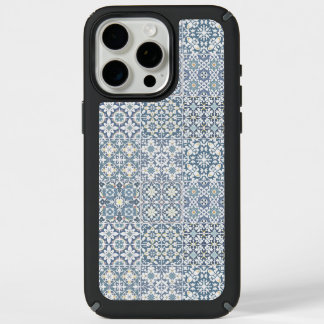 Mediterranean Tiles, Moroccan, Majolica, Azulejo iPhone 15 Pro Max Case