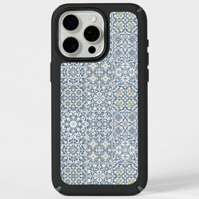 Mediterranean Tiles, Moroccan, Majolica, Azulejo Speck iPhone Case (Front)