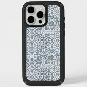 Mediterranean Tiles, Moroccan, Majolica, Azulejo iPhone 15 Pro Max Case